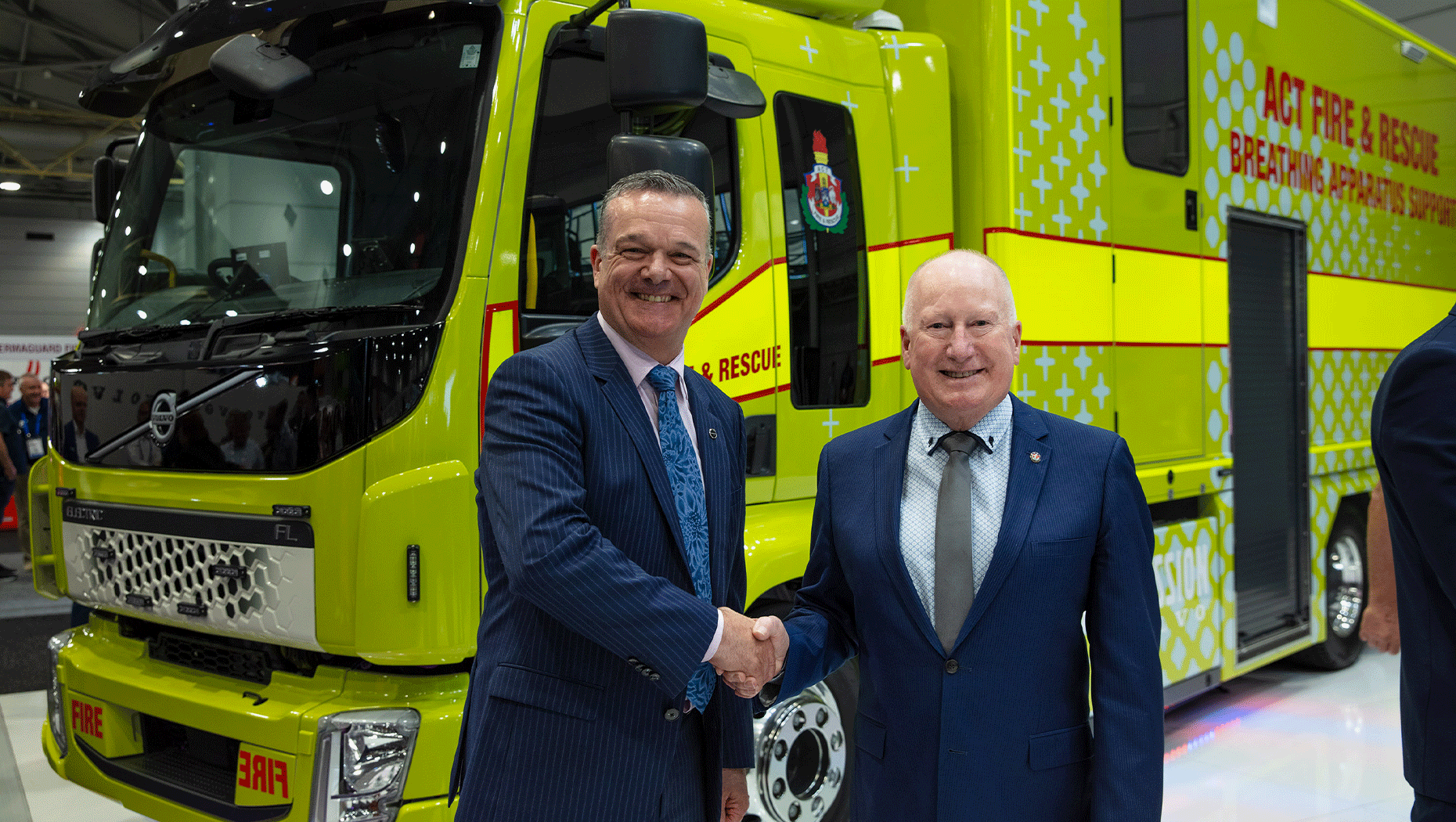 Volvo Rescure Volvo Group unveils Australia’s first e-powered emergency services vehicle